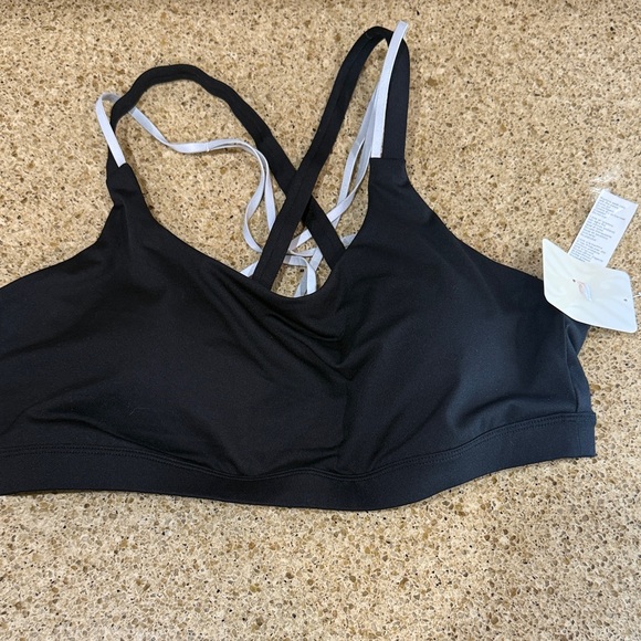 Fabletics Other - NWT Fabletics Dual Strap Black Sports Bra